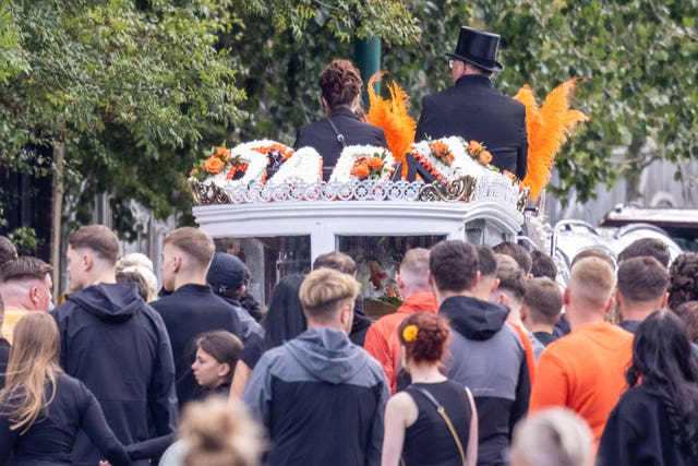 A66 crash funeral