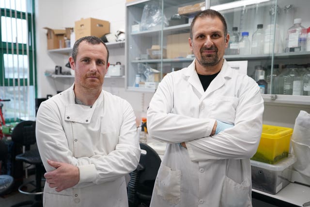 Dr John Dunbar and Dr Michel Dugon