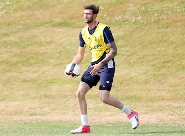 Reece Topley has taken to studying during cricket's lockdown.