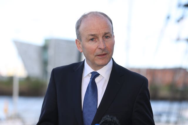 Tanaiste Micheal Martin visit to Belfast