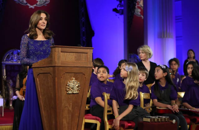 The duchess praised the children's performance (Chris Jackson/PA)