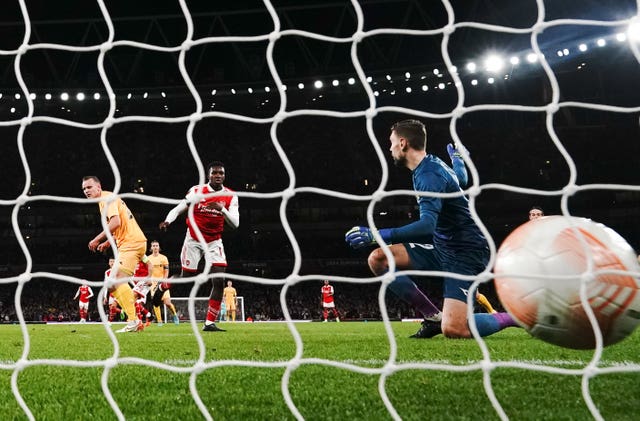 Eddie Nketiah scores