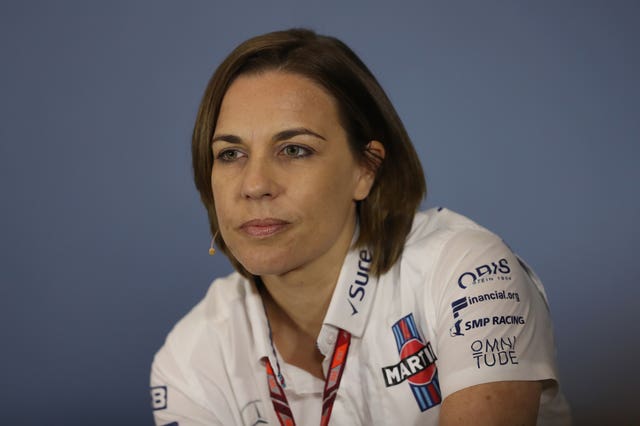 Claire Williams praised Robert Kubica's strength of character (David Davies/PA).