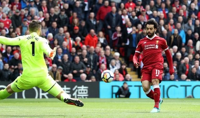 Salah missed a good early chance