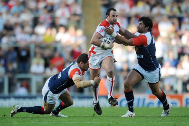 Adrian Morley, left, is the only Englishman to win both the Super League and NRL Grand Final 