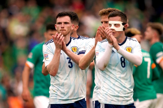 Scotland were left facing up to a heavy defeat