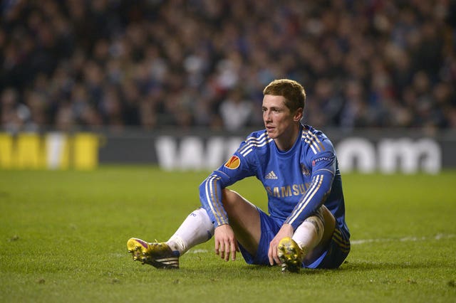Fernando Torres often struggled at Chelsea (Jonathan Brady/PA)