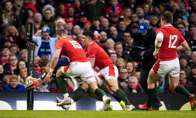 Scotland's Darcy Graham scored the opening try
