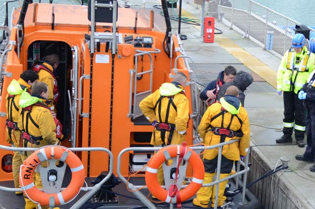 Migrant rescue in English Channel
