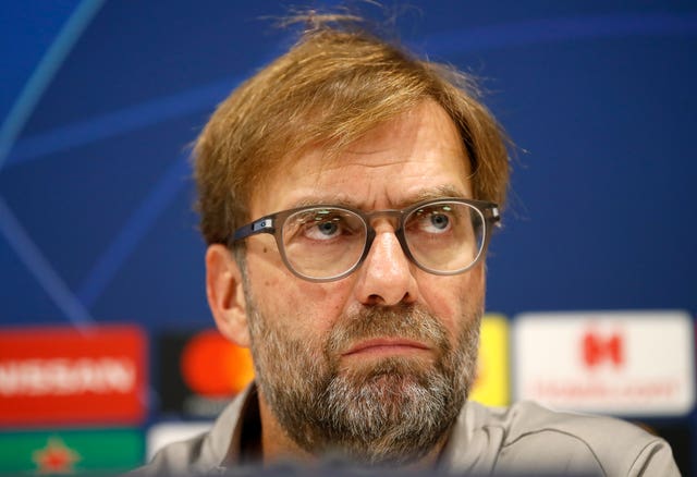 Jurgen Klopp was in no mood to talk about Manchester City