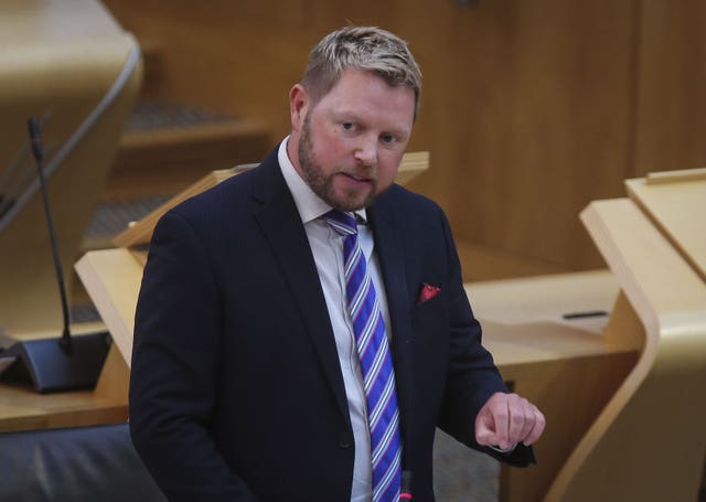 Jamie Greene in Holyrood
