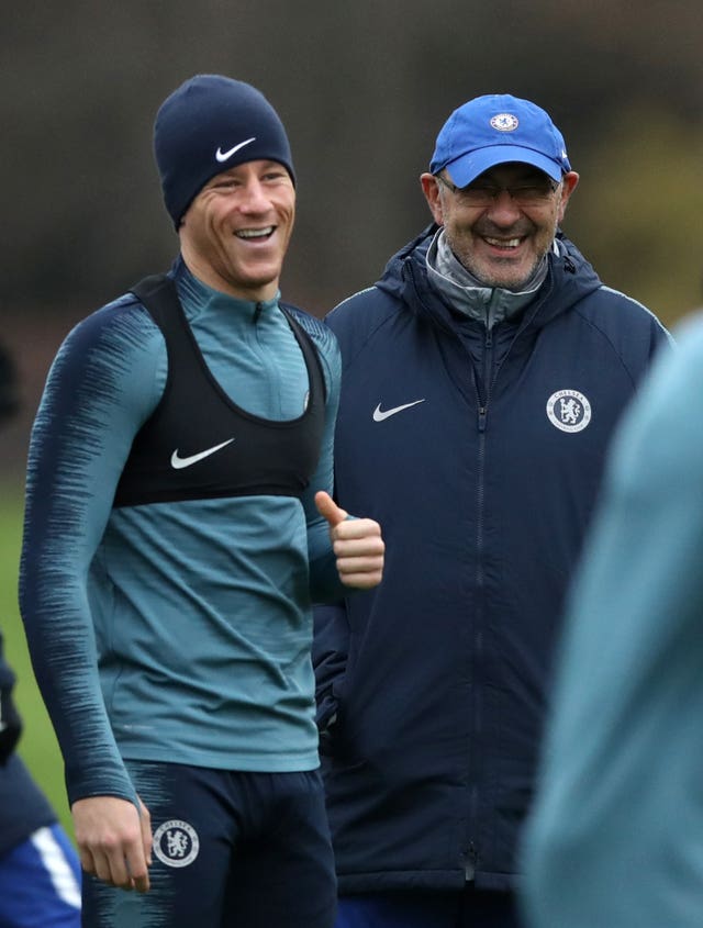 Ross Barkley and Maurizio Sarri