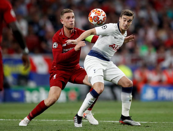 Winks was named in Tottenham's Champions League final side, despite a recent groin injury