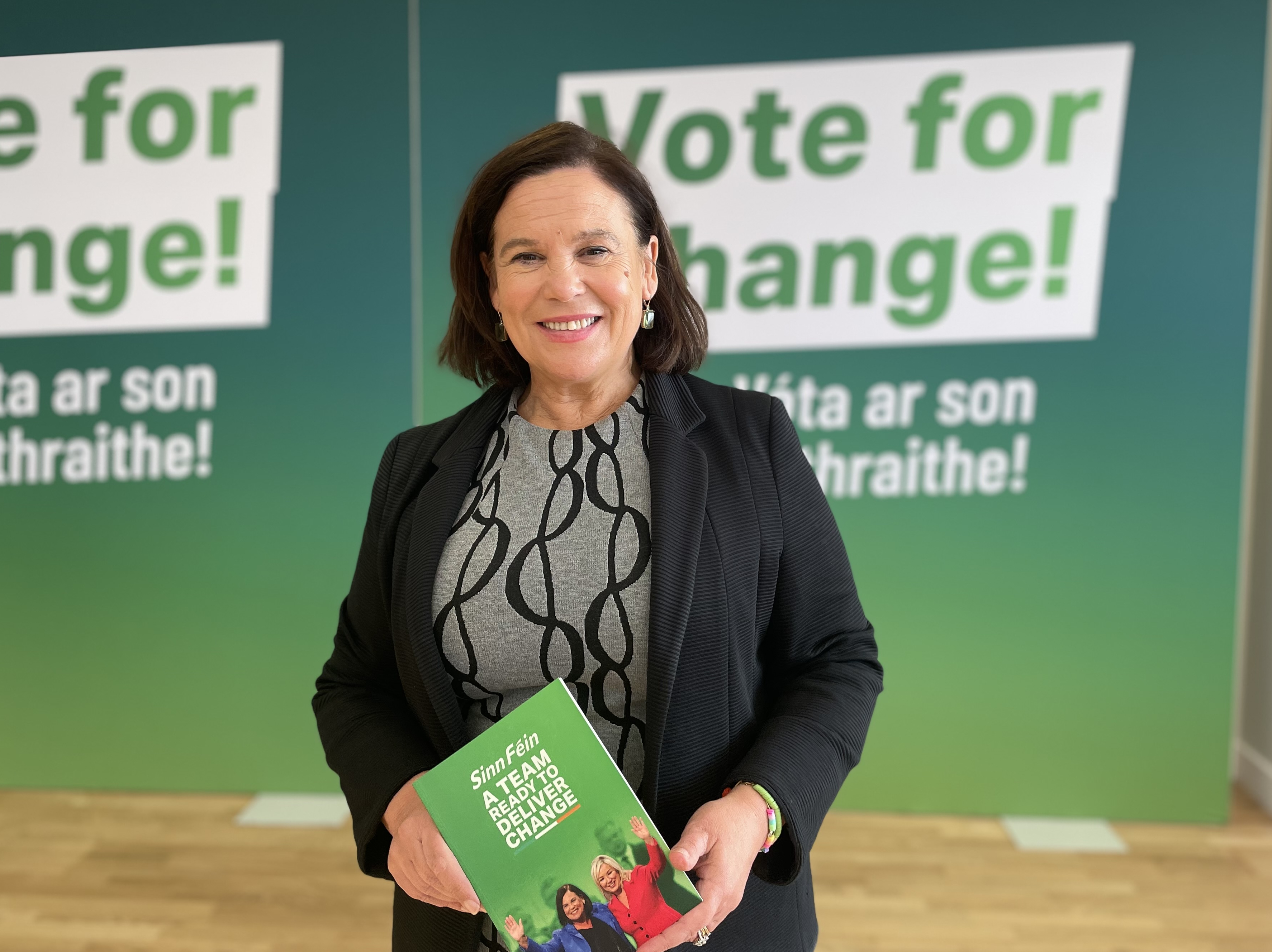 Sinn Fein leader Mary Lou McDonald