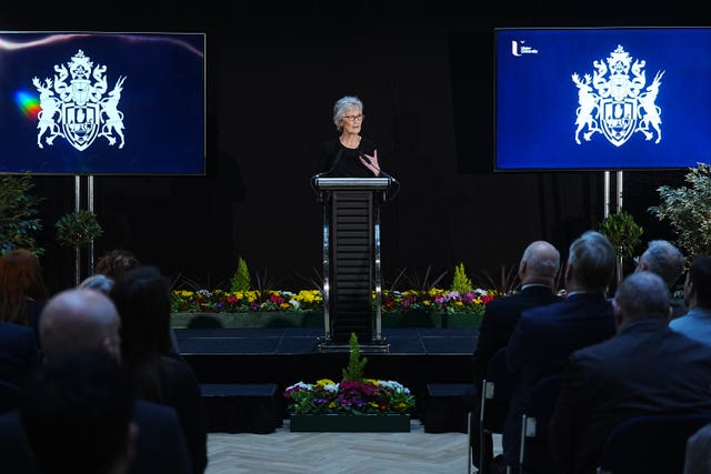 Catherine Connolly visiting Northern Ireland