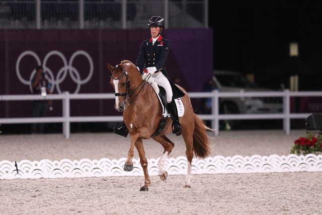 Charlotte Dujardin was targeting another Olympic medal
