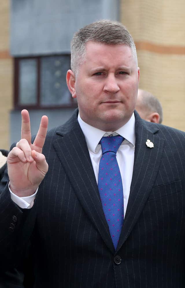 Paul Golding and Jayda Fransen court case