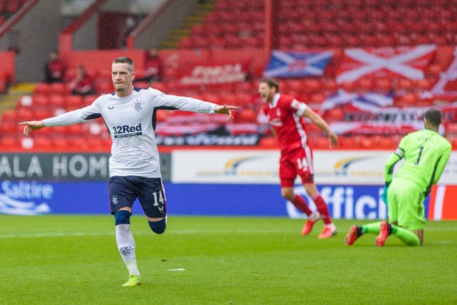 Ryan Kent scored the only goal of the game at Pittodrie