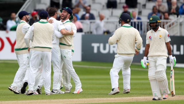 Ireland had reduced Pakistan to 14 for three (Niall Carson/PA)