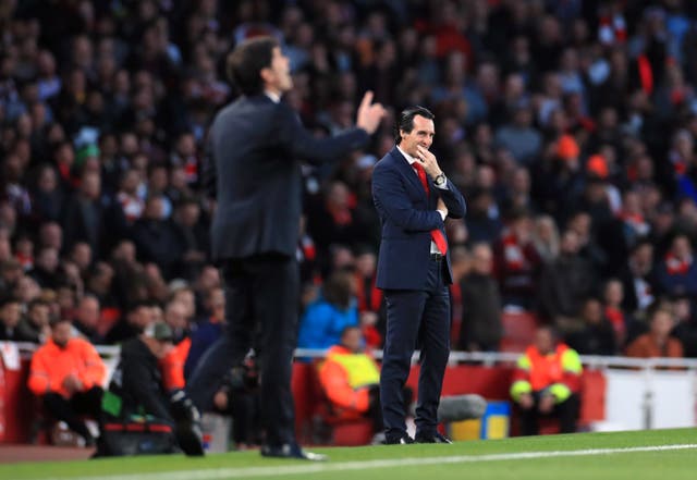 Unai Emery is targeting Champions League qualification