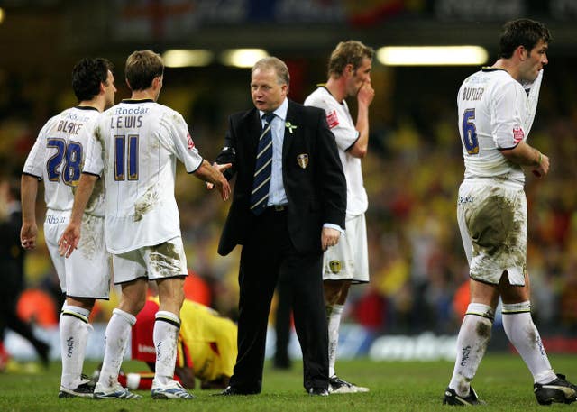 Kevin Blackwell fell one game short of guiding Leeds back to the Premier League