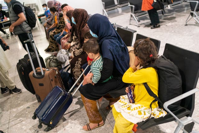 Thousands of people were still in hotels almost two years on from the evacuation from Kabul (Dominic Lipinski/PA)
