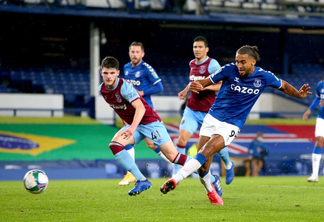 Everton’s Dominic Calvert-Lewin has earned his first England call-up 