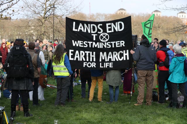 Extinction Rebellion Protesters