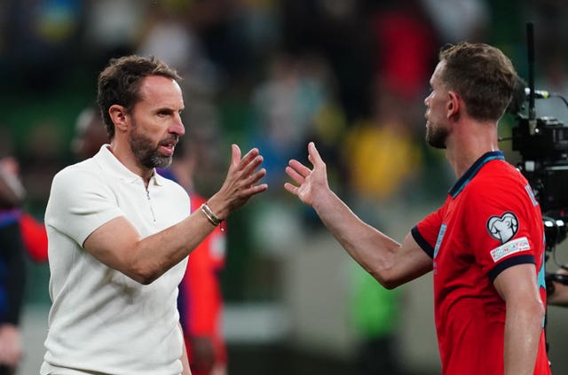 England manager Gareth Southgate has kept Jordan Henderson in his squad