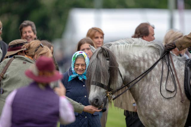 RThe Queen is a keen supporter of the Royal Windsor Horse Show (Steve Parsons/PA)