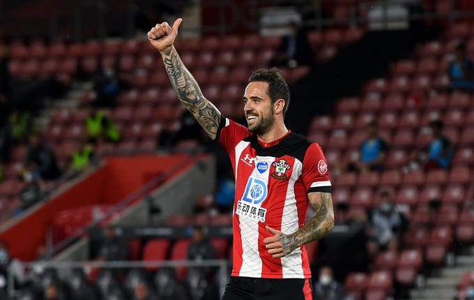 Vardy leads Ings (pictured) in the golden boot race
