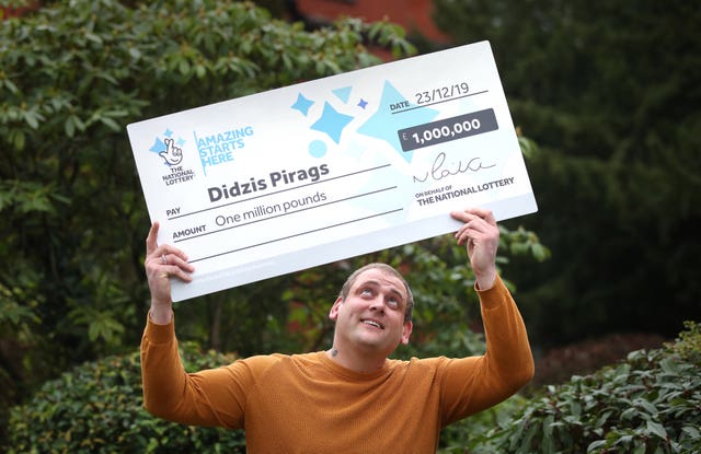 Lottery scratchcard winner