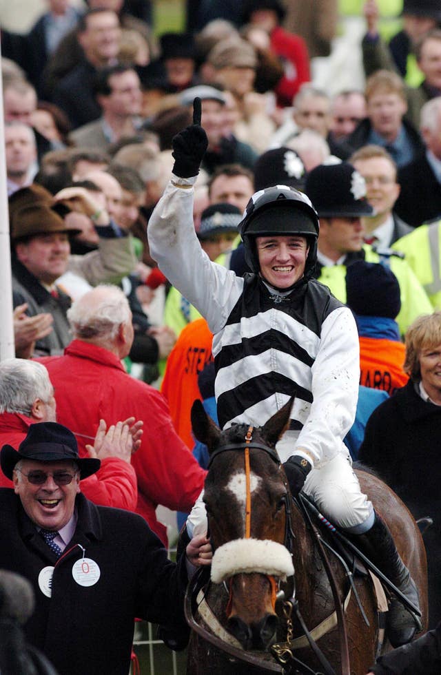 Jubilant scenes at Cheltenham for Barry Geraghty and Moscow Flyer