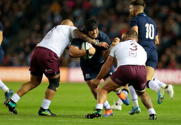 Wales face Georgia, who played Scotland in a warm-up game, in their World Cup opener