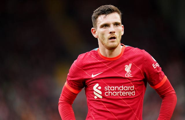 Liverpool defender Andy Robertson