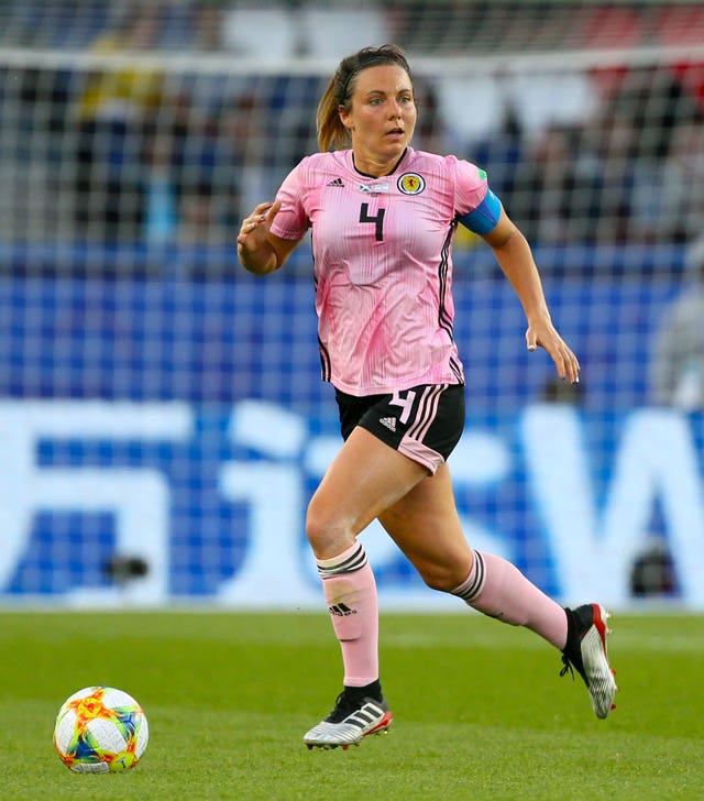 Corsie running with the ball