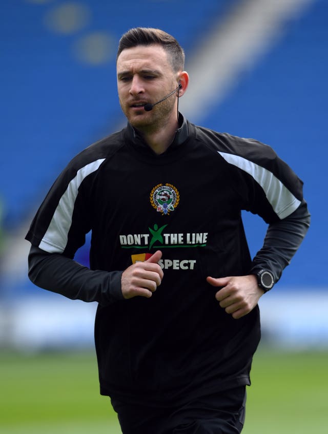 Match official Dan Cook (Mike Hewitt/PA)