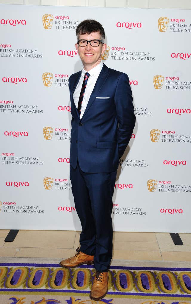 Gareth Malone on the red carpet