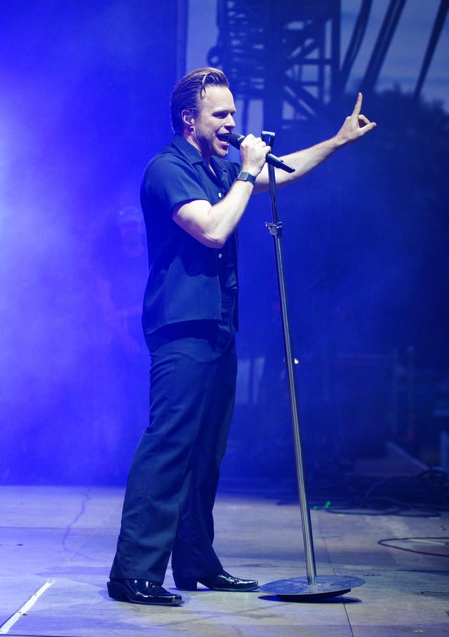 Olly Murs on stage