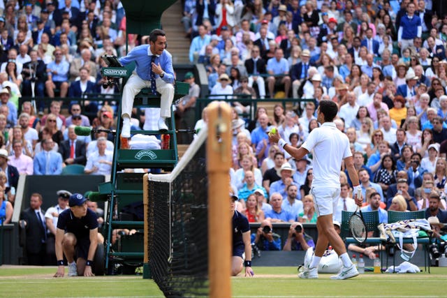 Djokovic was not happy