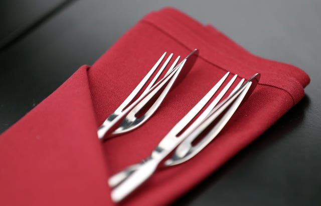 A knife and fork (Tim Goode/PA)