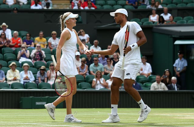 Harriet Dart and Jay Clarke are in the mixed doubles semi-final