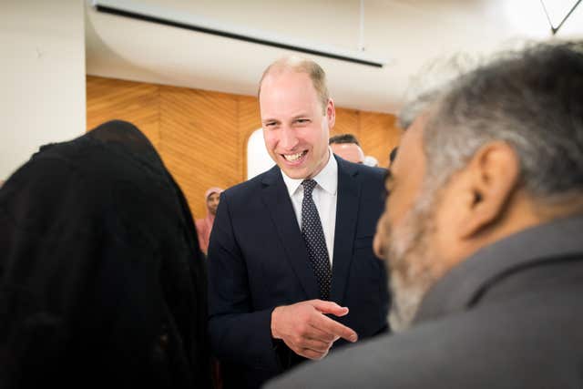 William visits Christchurch attack mosque