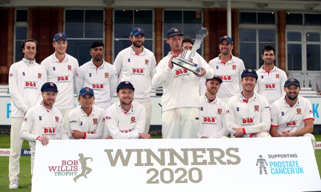 Essex were celebrating a third red-ball title in four years