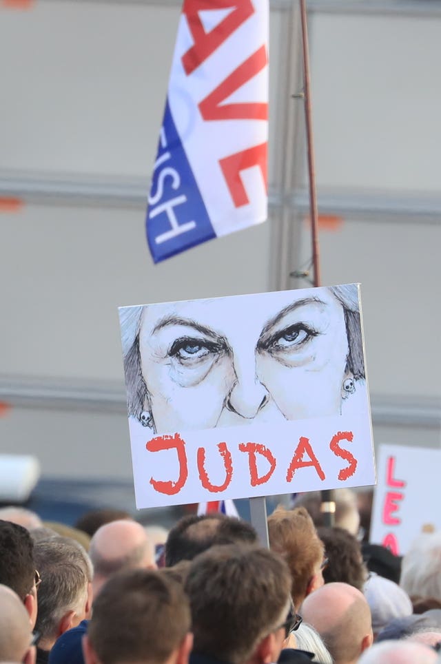Brexit protest