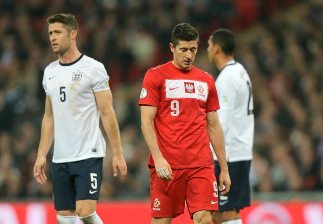 Lewandowski has drawn a blank in his two previous appearances against England.