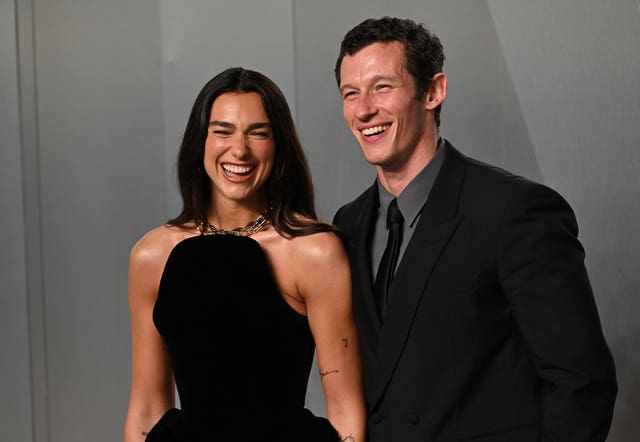 Callum Turner and Dua Lipa