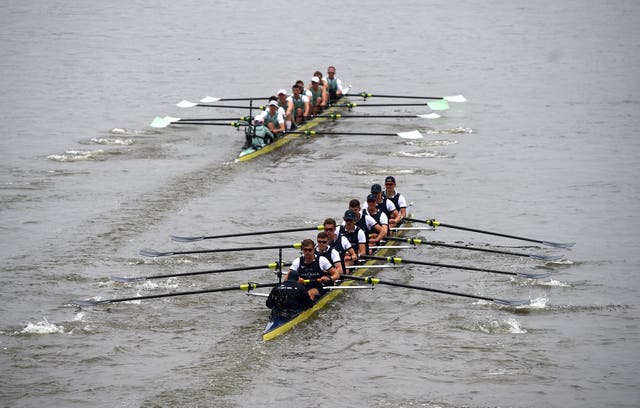 Cambridge raced clear on the River Thames