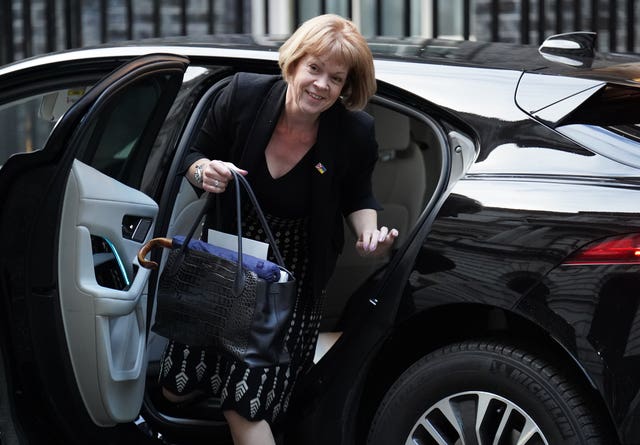 Wendy Morton arrives in Downing Street