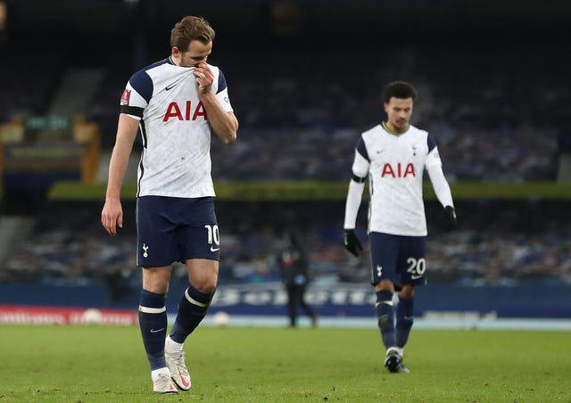 Harry Kane was brought off the bench to try and rescue Spurs